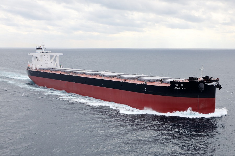 18万2千トン型ばら積み運搬船「HENG MAY」竣工