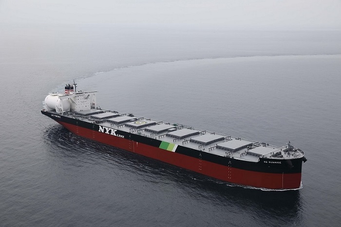 21万1千トン型LNG/MGO 二元燃料ばら積み運搬船「SG SUNRISE」